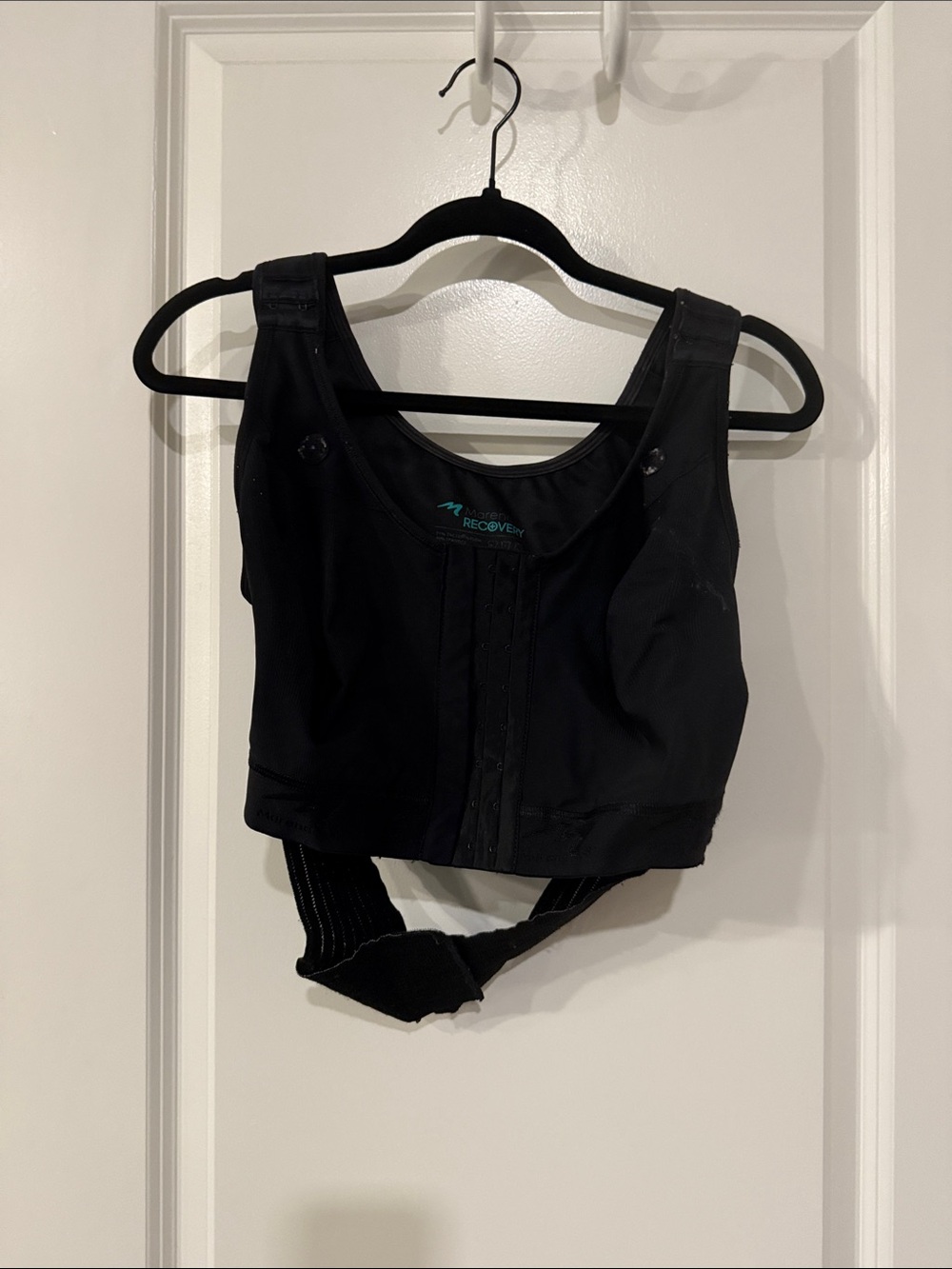 Lightly used Marena Recovery Black Post-Surgery Compression Bra 40 D/E